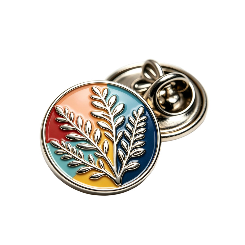 Custom Design iron stamped with soft enamel lapel pins