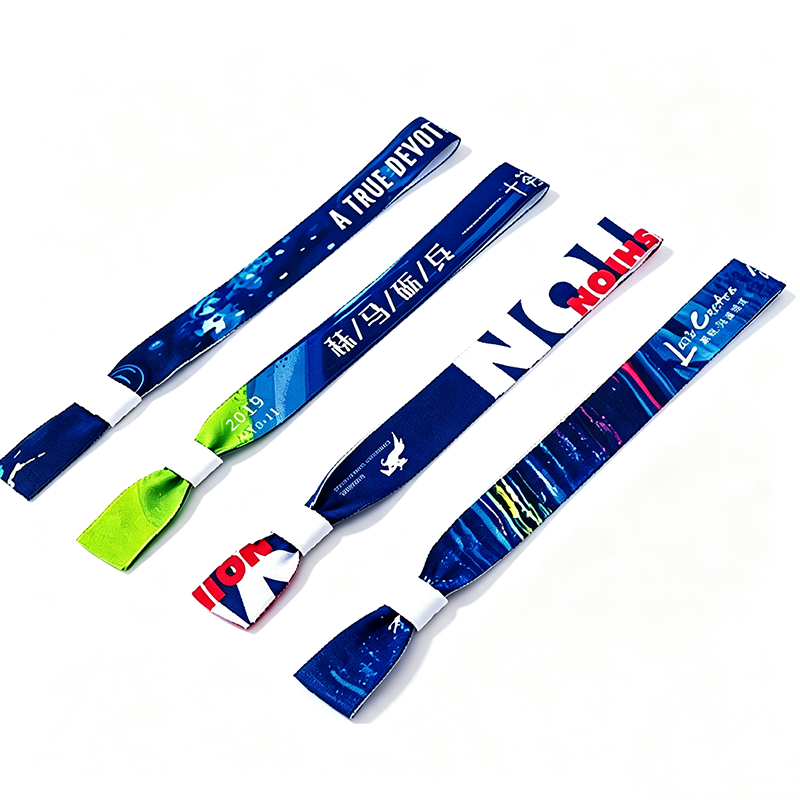 Hot Selling Custom Satin Ribbon Fabric Wristband