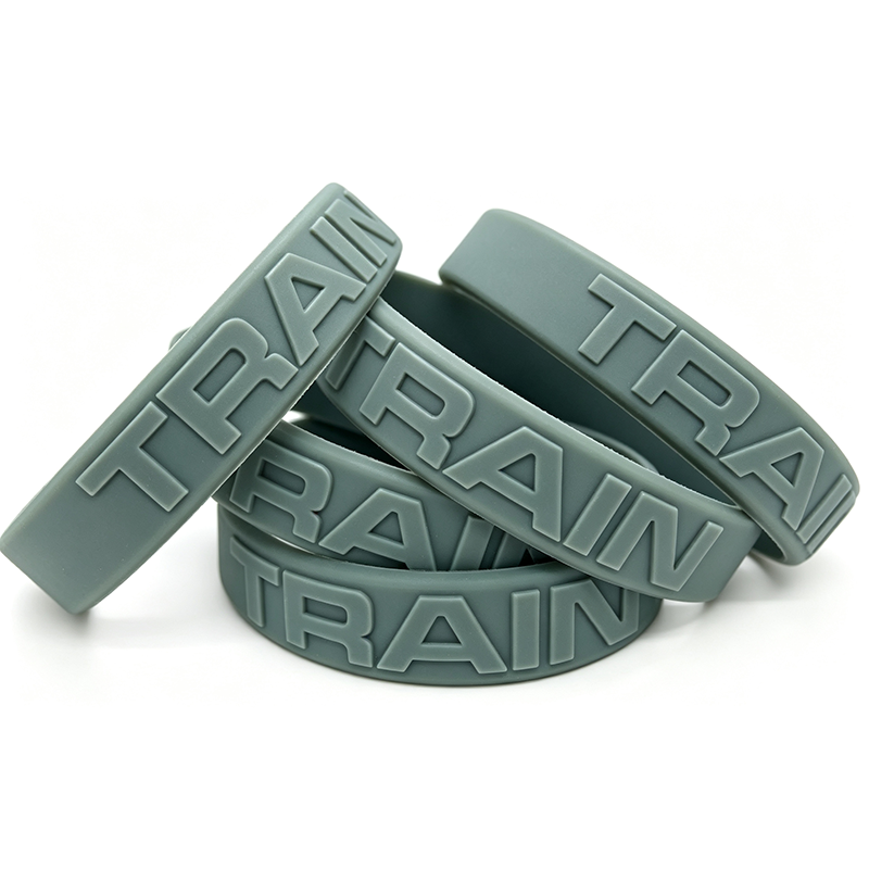 High Quality Custom logo Rubber Wristband Silicone Bracelet
