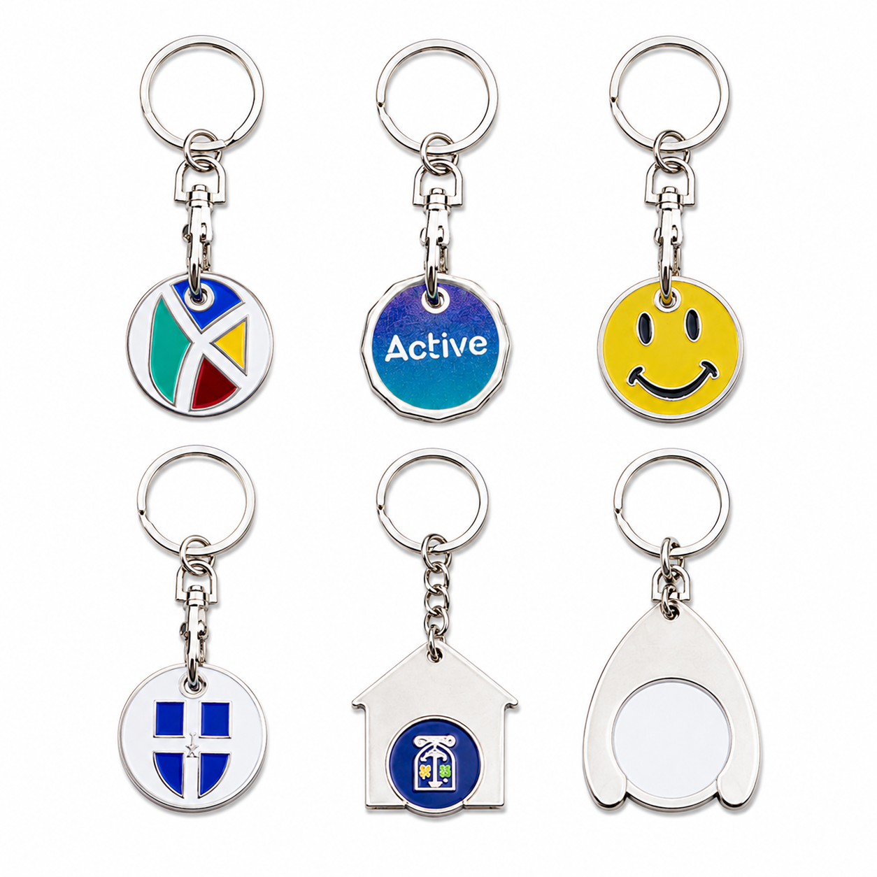 Trolley Coin Keychain
