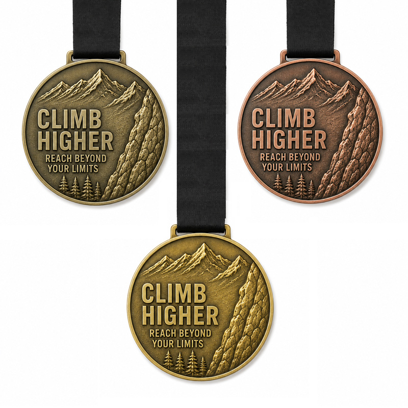 Custom Double-Sided Antique Zinc Alloy Medal