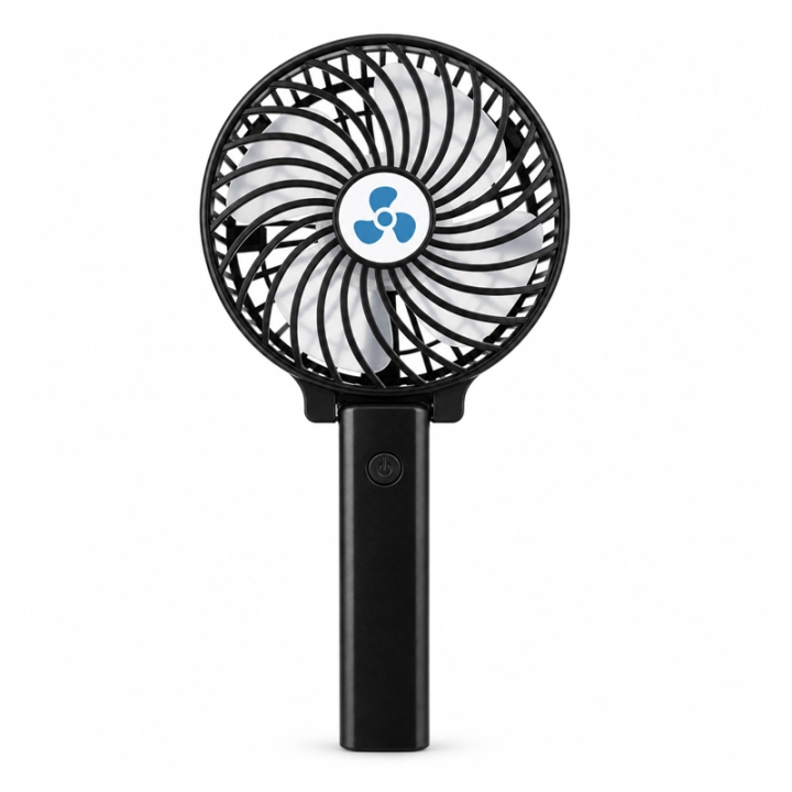 Custom Logo Black Portable Handheld Electric Mini Fan