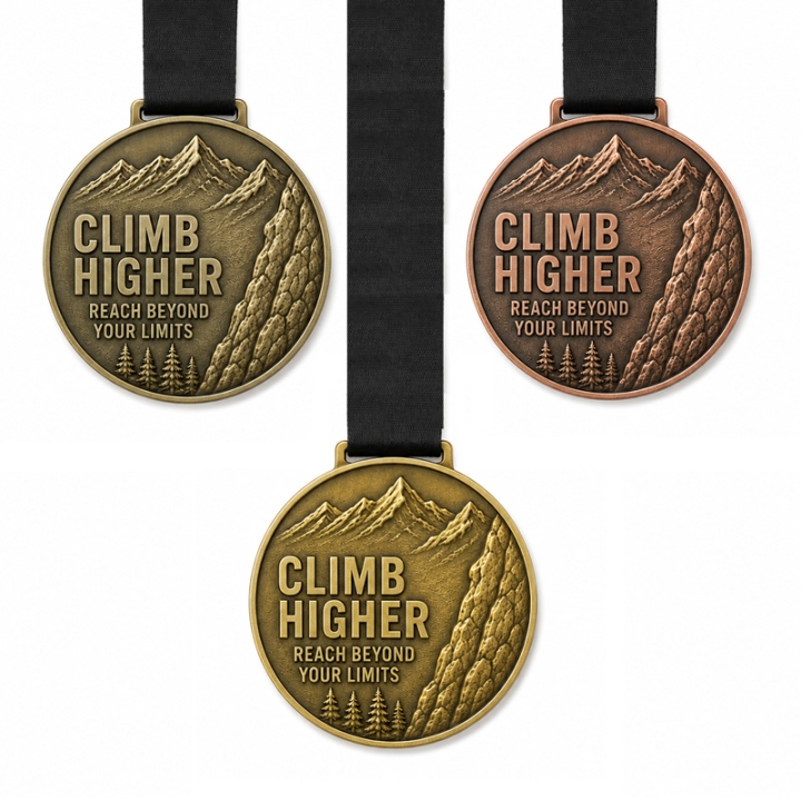 Custom Double-Sided Antique Zinc Alloy Medal