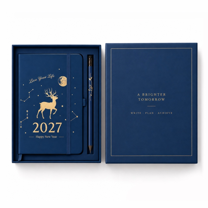 Custom Notebook and Pencil Gift Set